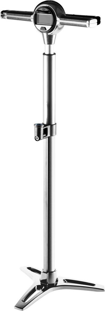 Crankbrothers Standpumpe Klic, Digitales Manometer , Silber