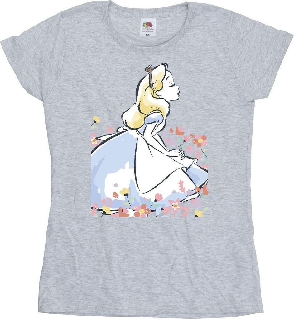 Disney - "Alice in Wonderland" T-Shirt für Damen BI7084 Produktbild 