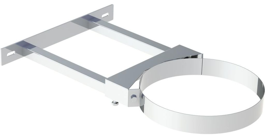 Jeremias DW-ECO 2.0 Edelstahl Schornstein Ø 350mm verstellbare Wandhalterung 250-360mm doppelwandig Abgassystem für Öl Gas Festbrennstoffe