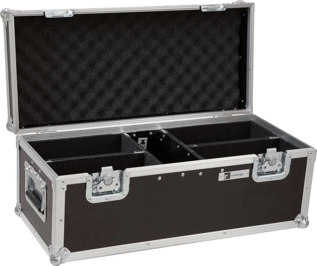 Flightcase robuste 4 compartiments mousse ROADINGER 31005187
