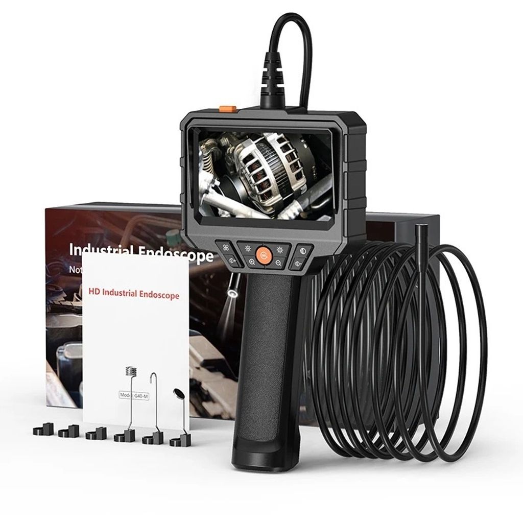 Inskam G40-M nicht aufnehmendes Endoskop mit 4,3"-Display, 8,5mm-Sonde, 1080p, 15m Kabellänge