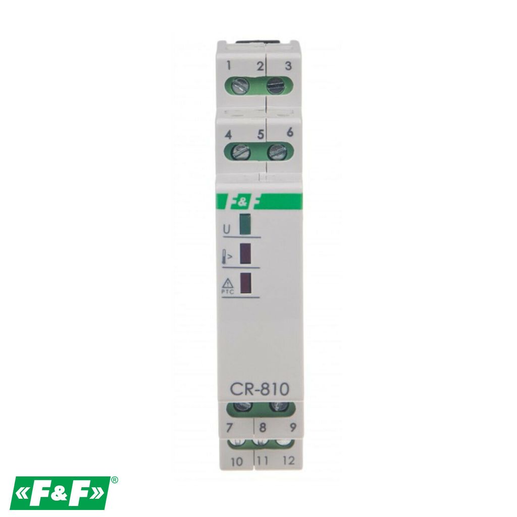 Widerstand Relais PTC Thermistor Temperatur Regler Sensor 24 230V CR-810 DUO F&F