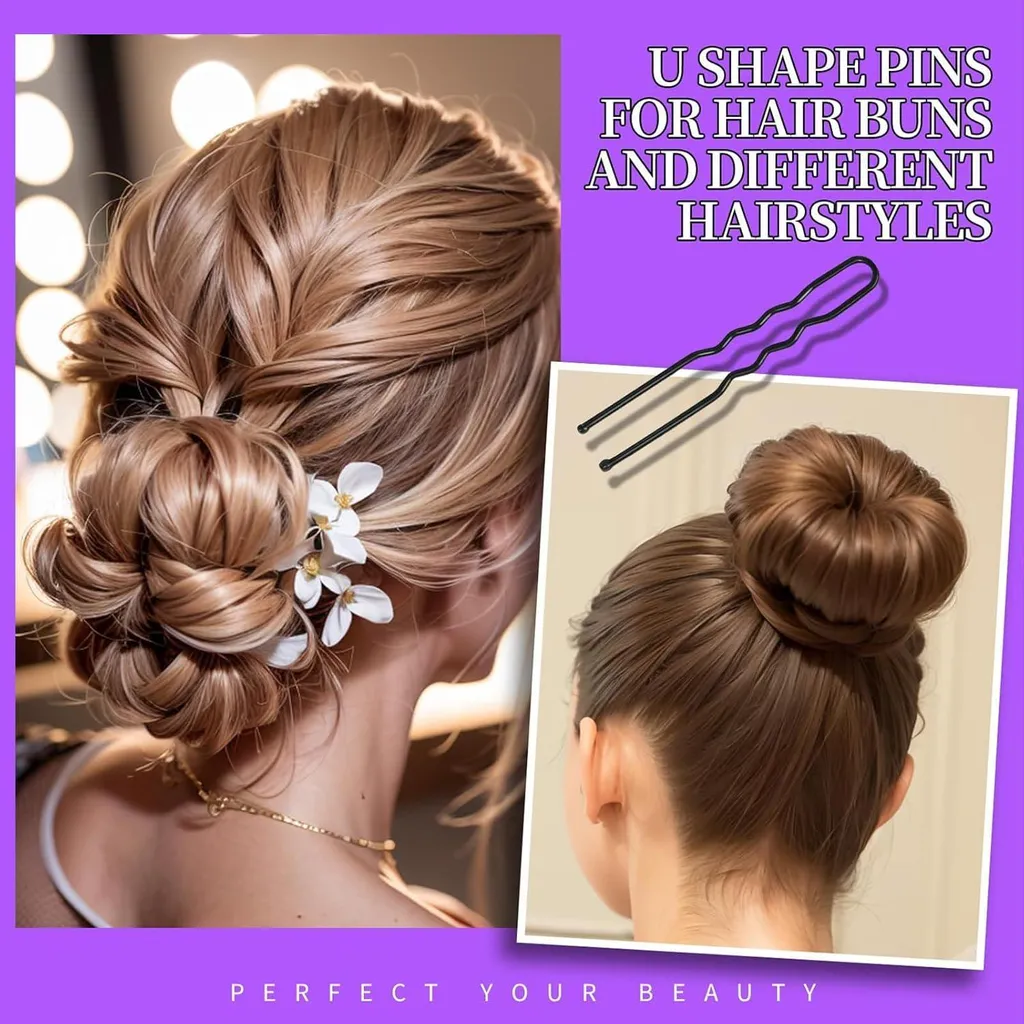 Set coiffure chignon et queue-de-cheval : 300 épingles et élastiques - 5