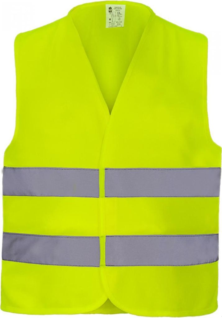 High Visibility Warnweste Gelb S