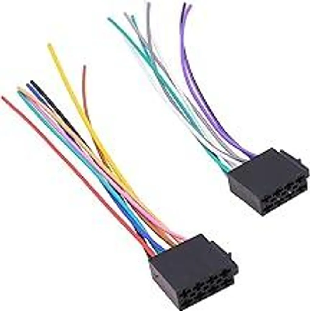 Kit 2 Spine ISO Autoradio per Collegamento Casse e Corrente Universale