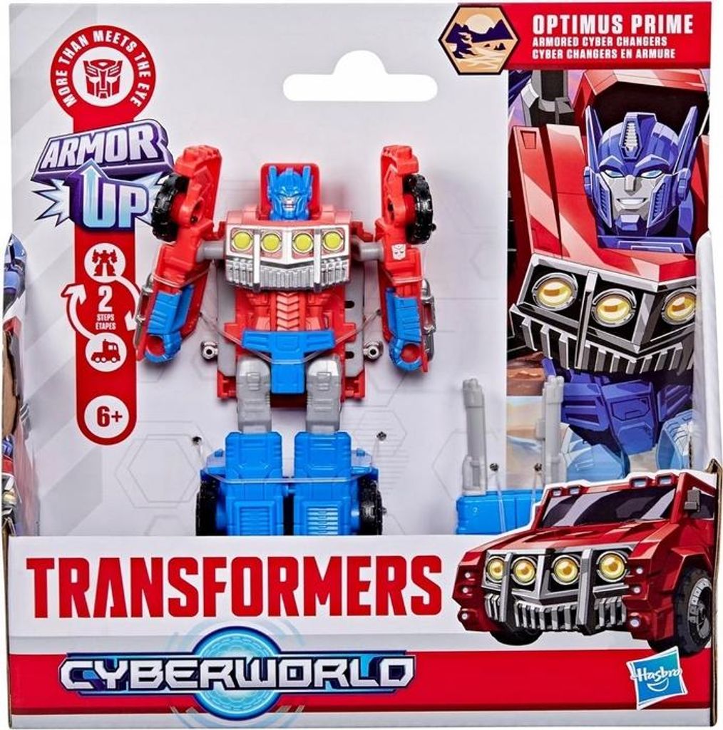 Transformers CYBERWORLD Optimus Prime Armored Cyber Changers, 6 Jahr(e)
