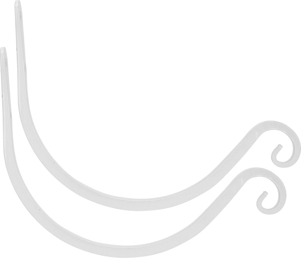 Hängende Korbhalterung für Blumentöpfe Pflanzen Laternen Outdoor-Terrassen-Dekoration 8inWhite