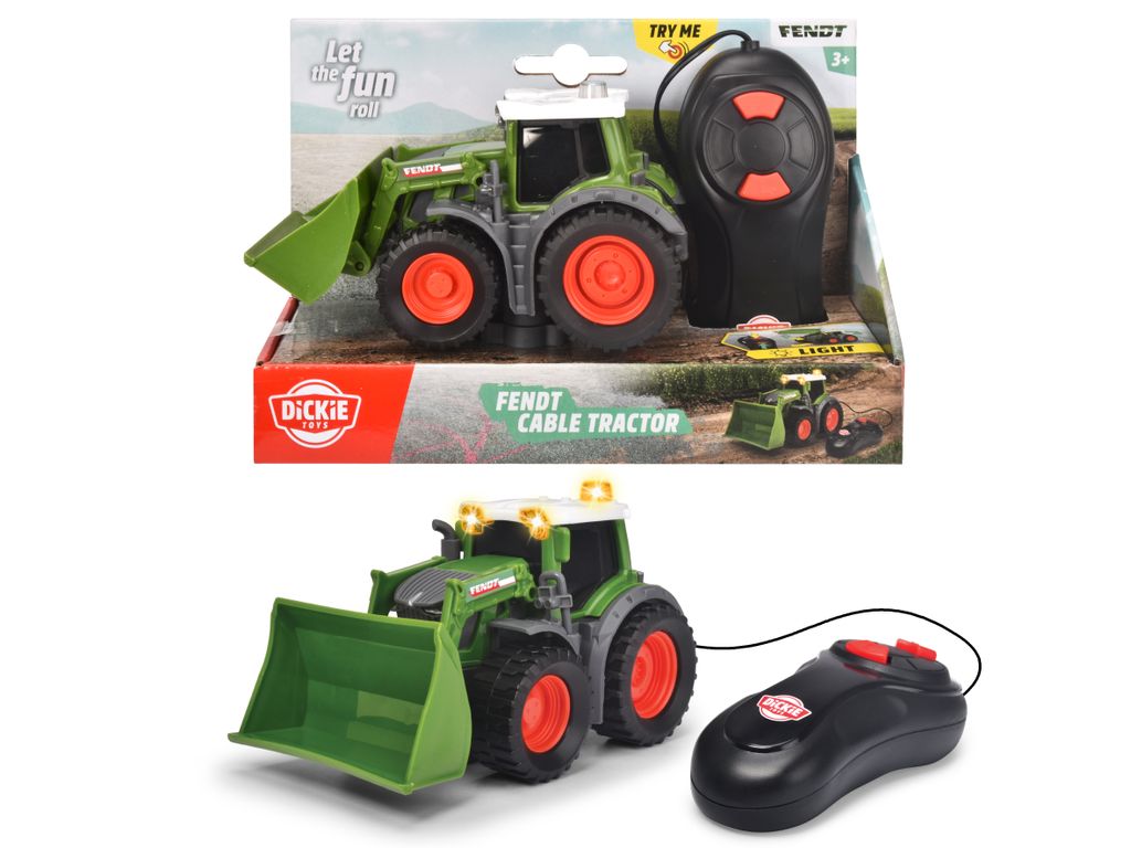Dickie Toys Trattore giocattolo Fendt (14 cm) con