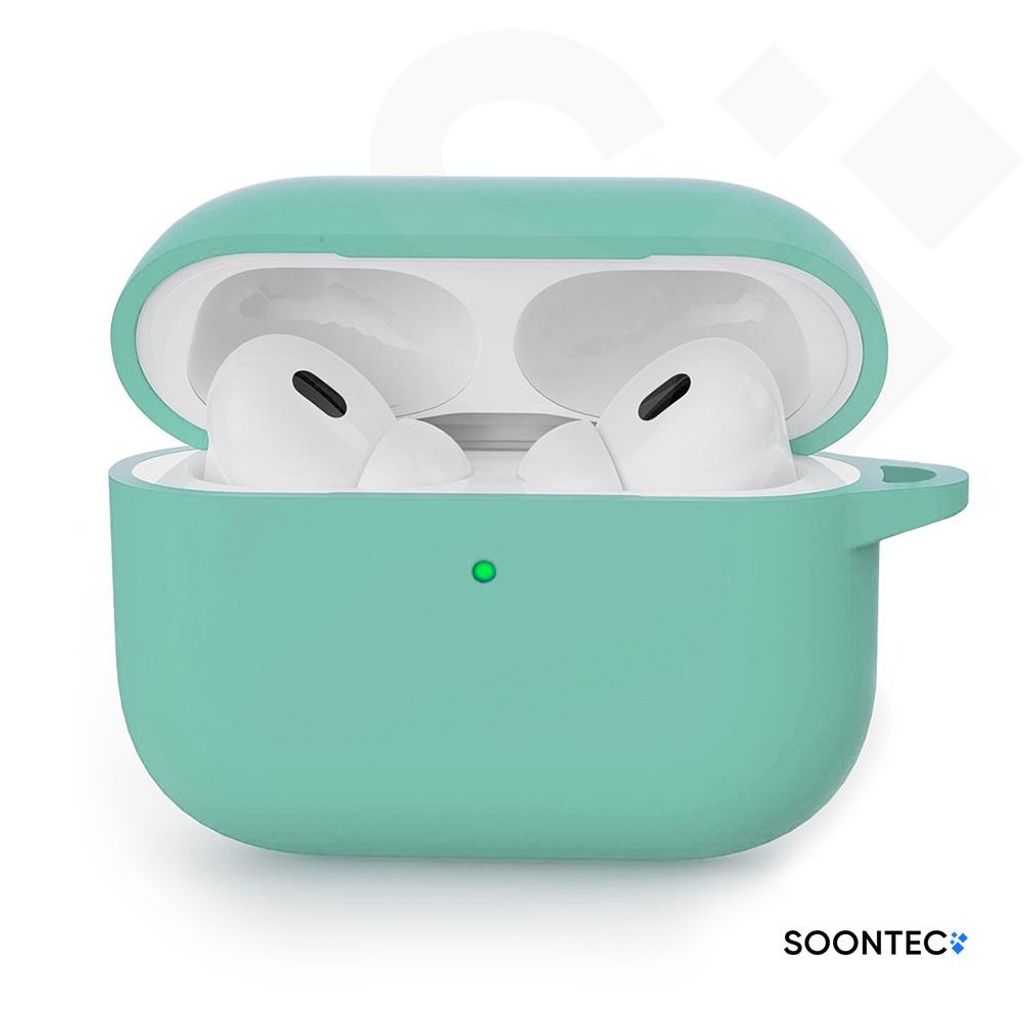 SOONTEC Kopfhörer-Schutzhülle Minzgrün SOONTEC Hülle für AirPods Pro 3. Generation Case