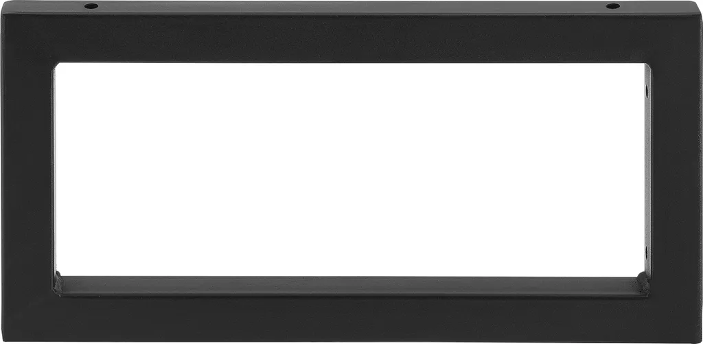 Supports Lavabo 40x20cm Acier Noir : Solution Fixation Murale Stable