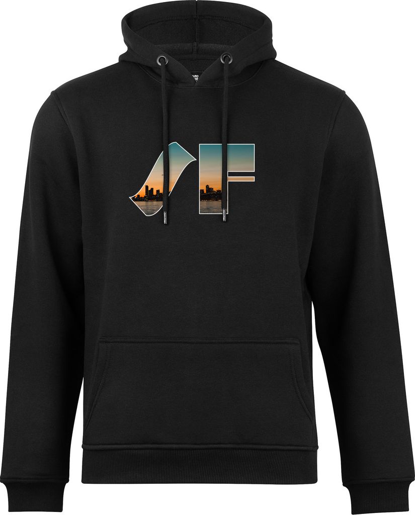 Cotton Prime Hoodie Skyline San Francisco - Weltenbummler Kollektion L Schwarz