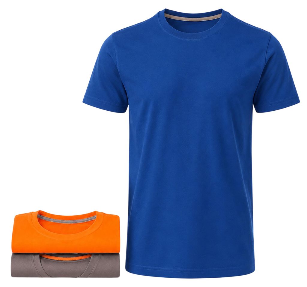 Mivaro Herren T Shirt 3er Pack Basic Rundhals aus 100% Produktbild 