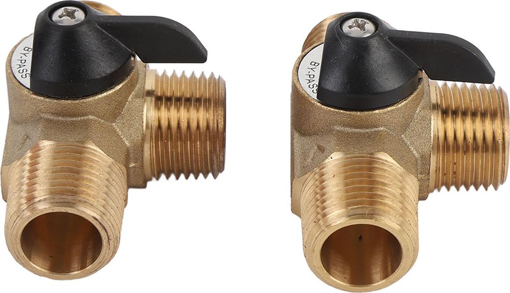 Wohnmobil-Warmwasserbereiter-Bypass-Kit, starke Struktur, Messing, 12 Zoll, verstärkter Schlauch und Armaturen für Yachten