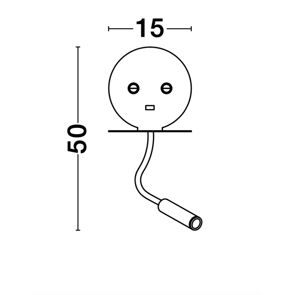 Lampe Murale LED Eclip avec Prise USB et Éclairage Douceur pour Lecture - 13