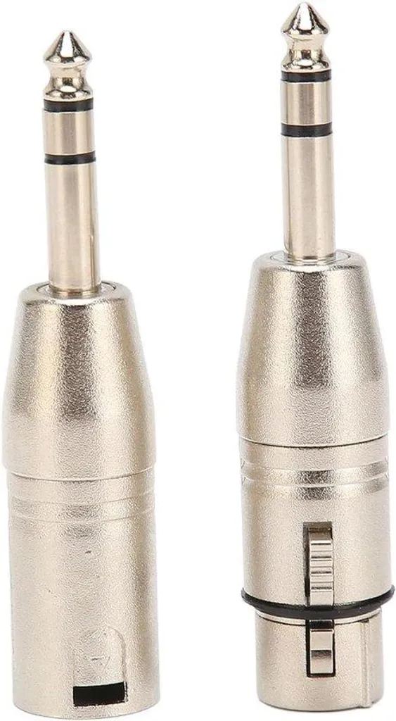 Adaptateur TRS 6,35 mm vers XLR Mâle pour Table de Mixage et Ampli