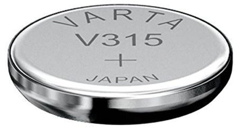 10 x Varta Knopfzelle V315 / 315 / SR67 / SR716SW / 1,55V