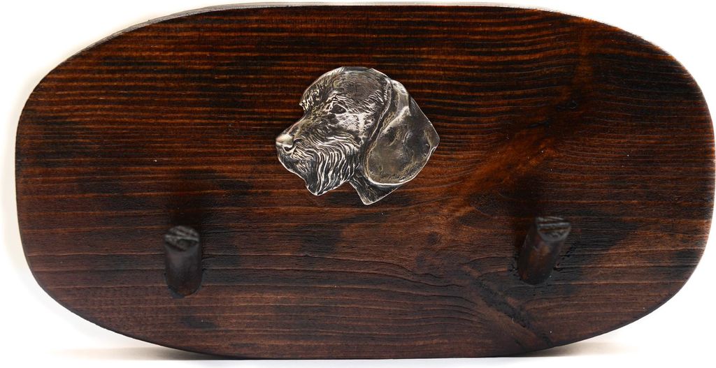 Dachshund Rauhhaar, Dackel, Teckel I - Zubehörständer, Hundemarkenständer, Schlüsselhaken von Art-Dog