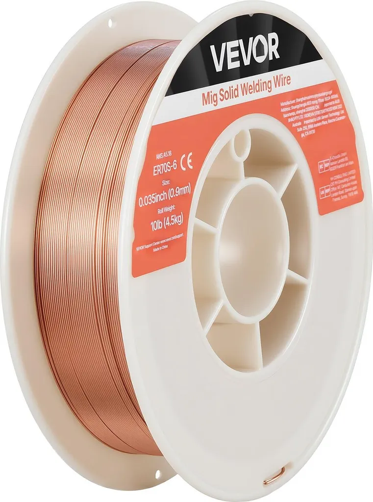 Fil MIG toutes positions 0.9 mm pour le soudage de l'acier doux de construction