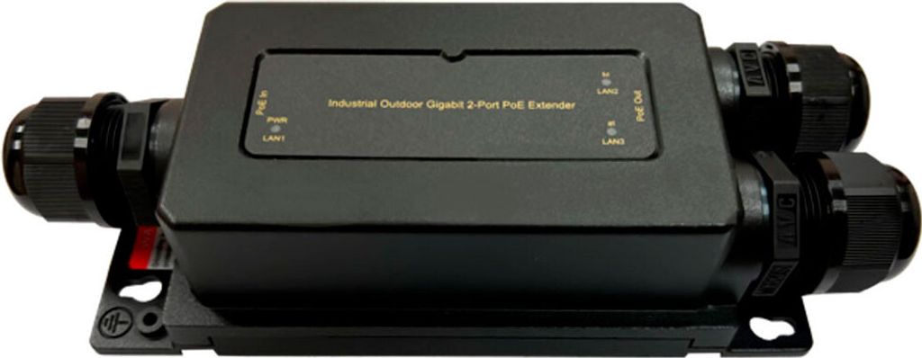 LevelOne Industrial IP67 PoE BT extender/repeater - Netzwerk-Repeater - 100 m - IP67 - IEEE 802.3 - IEEE 802.3ab - IEEE 802.3af - IEEE 802.3at - IE...