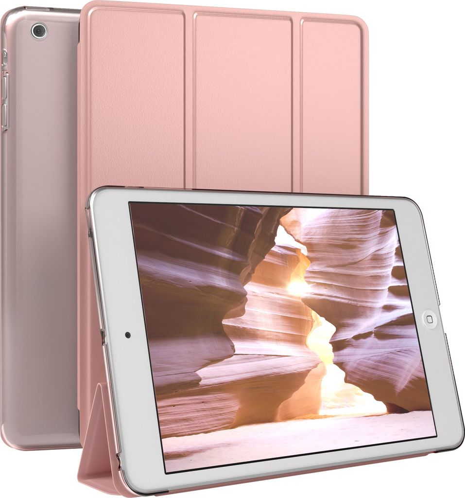 EAZY CASE Smartcase für Apple iPad Mini 1 / 2 / 3 Tabletcase Bookcover Smart Flipcase magnetisch Rosa