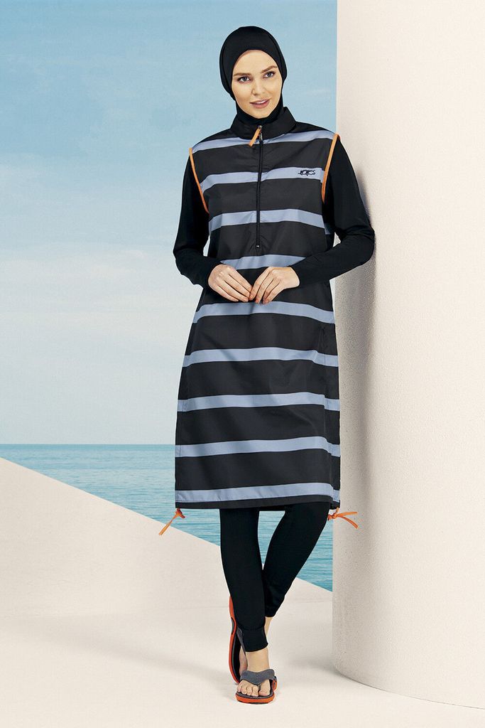 Hasema Burkini, Bademode, Hijab,Badeanzug, Tesettür Mayo, Produktbild 