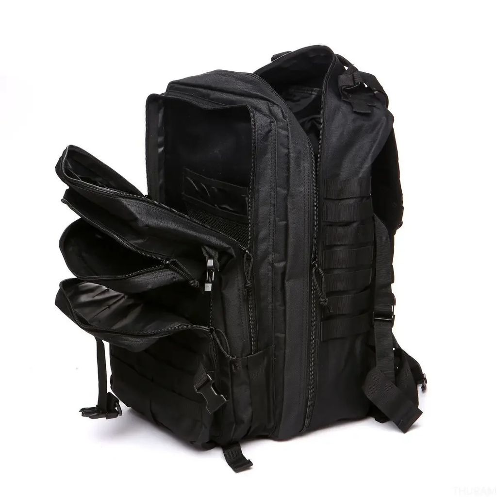 25L Taktischer Rucksack Schwarz - Wasserdicht, Nylon, Produktbild 