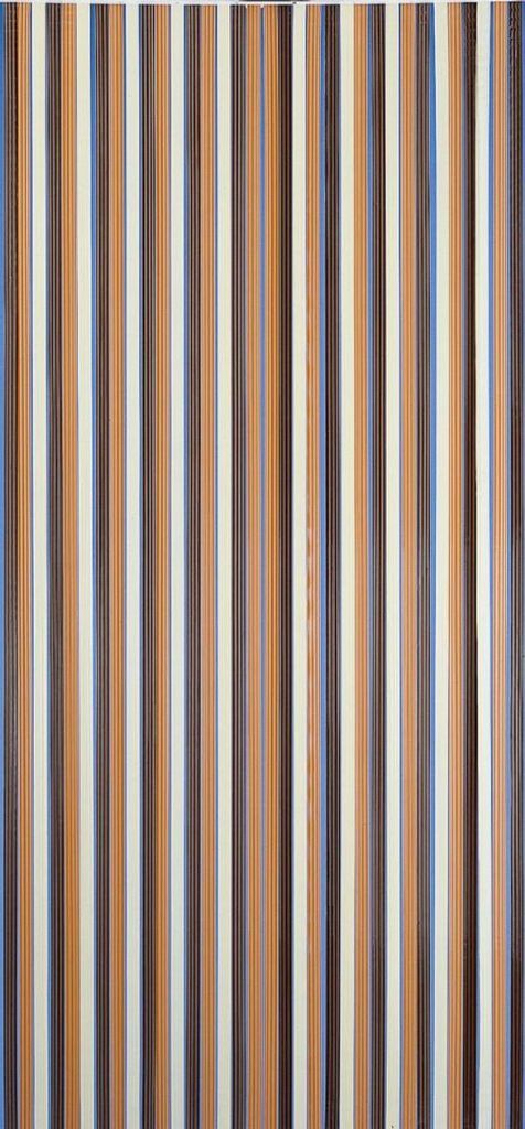 Türvorhang Streifen braun-beige 90x200 cm Produktbild 