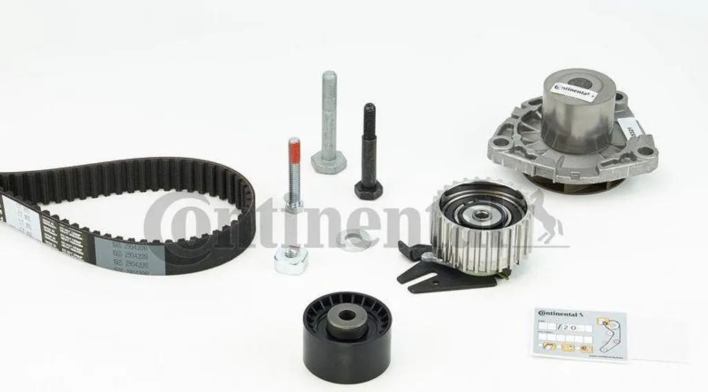 Kit courroie dentée Continental CT1105WP2 robuste pour moteur JTD CDTI