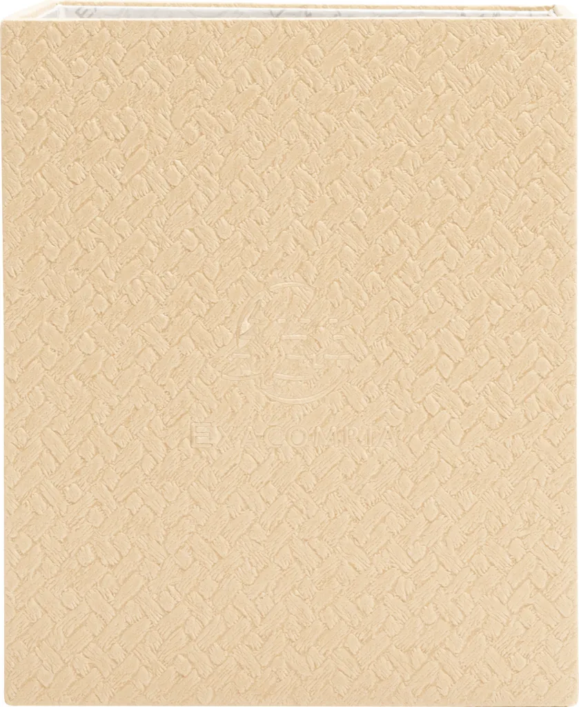 Exacompta OfficeByMe 67602E Lot de 8 Pots à Crayons 3 Compartiments Beige
