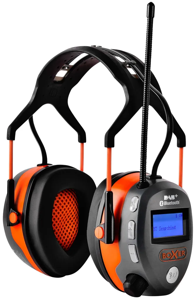 Cache-oreilles Boxer® avec Radio DAB numérique et connexion sans fil
