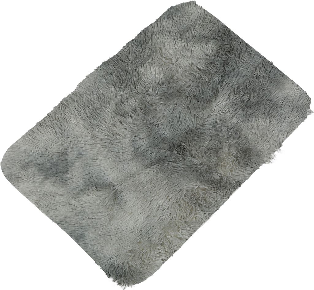 süße zottelige Nachttätigkeit Decke Bodenmatte Teppich Haushalt Wohnzimmer Schlafzimmer Dekoration-Grau ,Größen:40*60cm