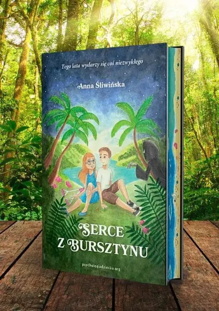 Livre en langue polonaise Le cœur d'ambre de Sliwinska broché