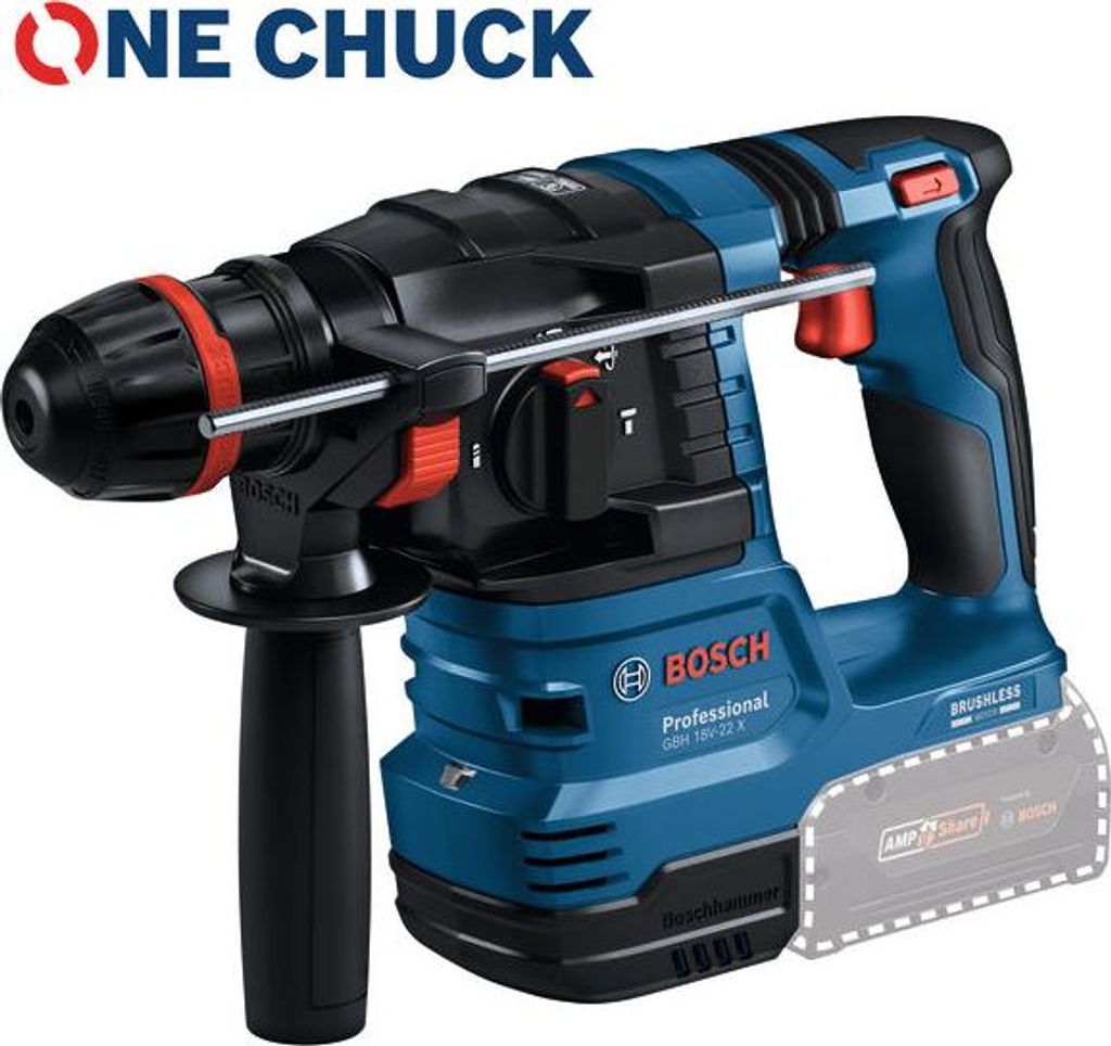 Akku-Bohrhammer mit ONECHUCK GBH 18V-22 X Produktbild 