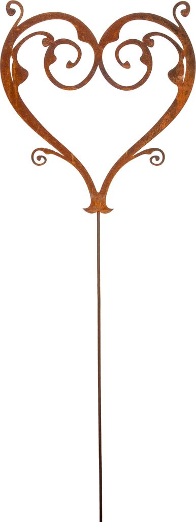 Herz filigran, Gartenstecker, ca. 130 cm
