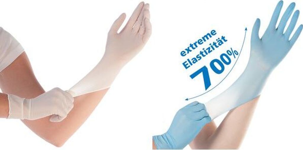 Franz Mensch unisex Einmalhandschuhe SAFE SUPER STRETCH weiß Größe L 100 St.