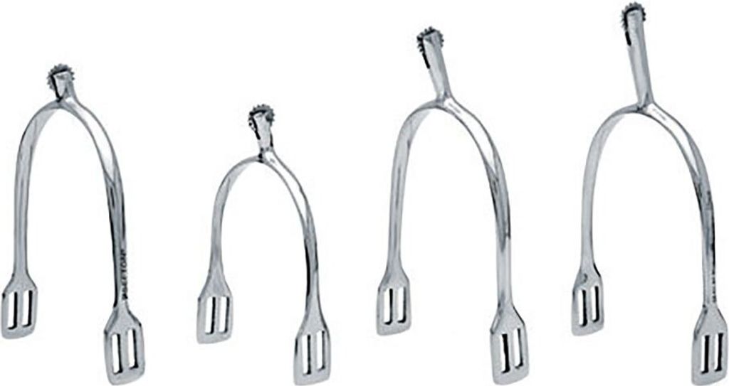 Sefton Stainless Rowels With Prongs Women Flat End English Sporen 40 mm 40 mm