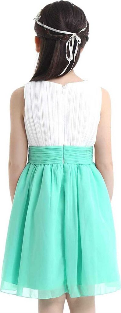 Mädchen Prinzessin Kleid Gr. 128 Cm Blumenmädchenkleider Produktbild 3