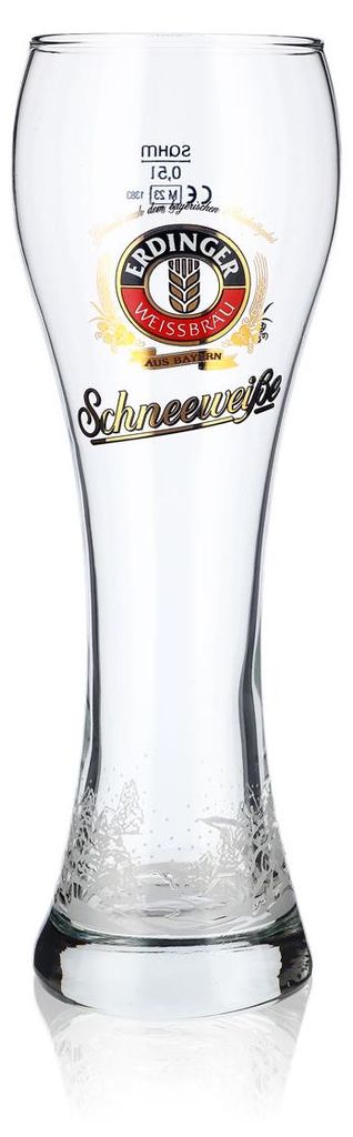 Erdinger Weissbräu Bier Glas 0,5l Biergläser Weißbierglas Produktbild 