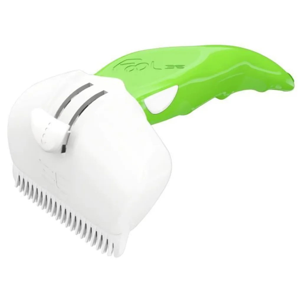 Étrille Anti-Nœuds Foolee Easee M Verte pour Brossage sans Douleur