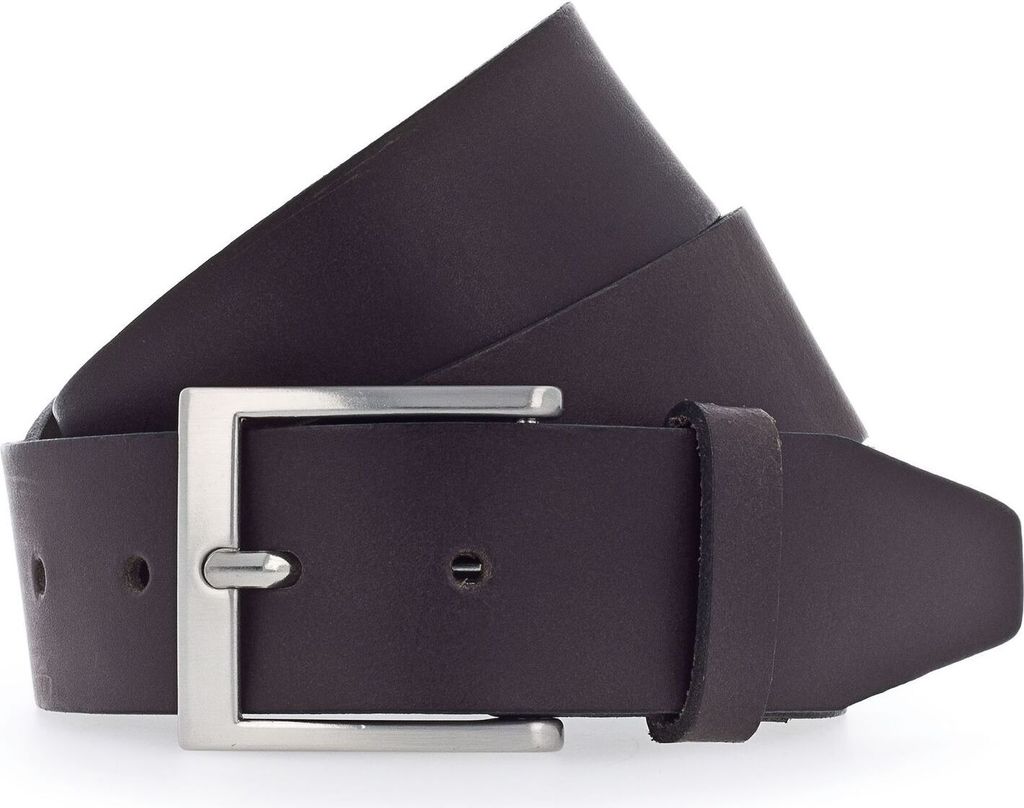 Vanzetti Leder Gürtel 40mm Leather Belt W90 Dark Brown dunkelbraun