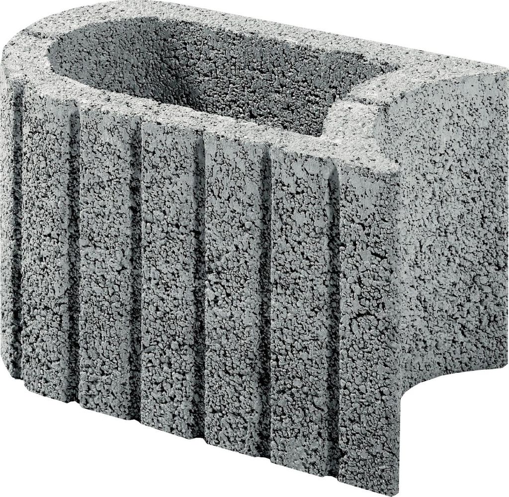 Kann Pflanzstein Mini Plus 35 x 20 x 20 cm grau Produktbild 