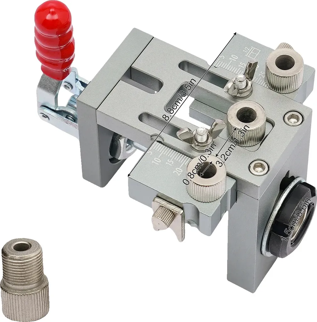 Kit perçage trous de poche argent pour réparer et monter vos meubles