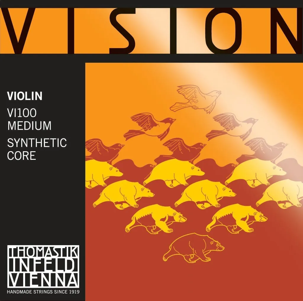Cordes Violon 1/4 Thomastik Vision VI100 au Noyau Synthétique Stable