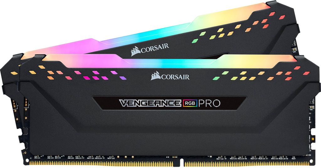 Corsair Vengeance RGB CMW16GX4M2A2666C16, 16 GB, 2 x 8 GB, Produktbild 