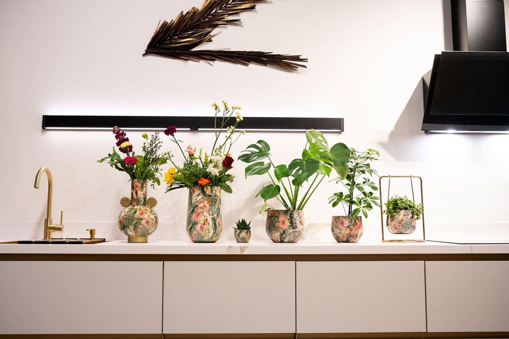 Ter Steege Blumentopf Monstera Mystery, Metall,