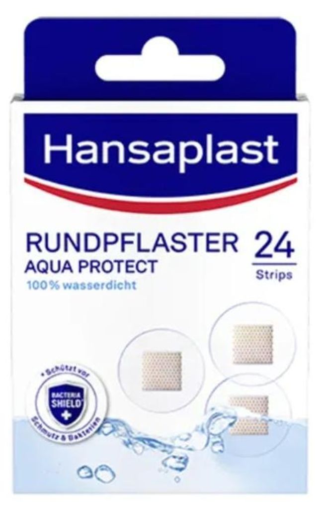 Hansaplast Aqua Protect Pansement rond 24 pces Image du produit 