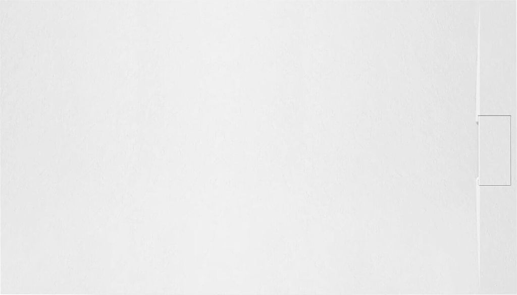 VBChome Sprchová vanička 80 x 100 x 2,5 cm Biela kamenná Obrázok produktu 