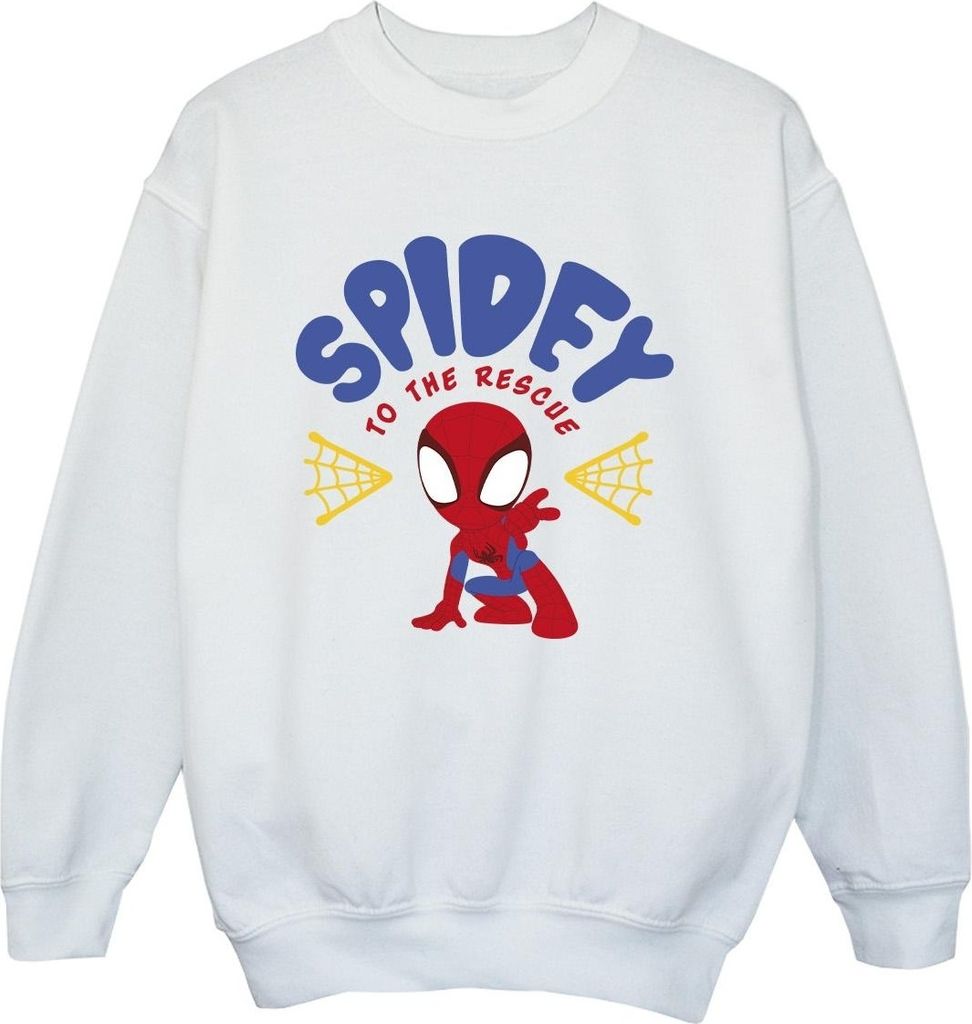 Marvel - "Spidey And His Amazing Friends Rescue" Sweatshirt für Jungen BI33457 (152-158) (Weiß)