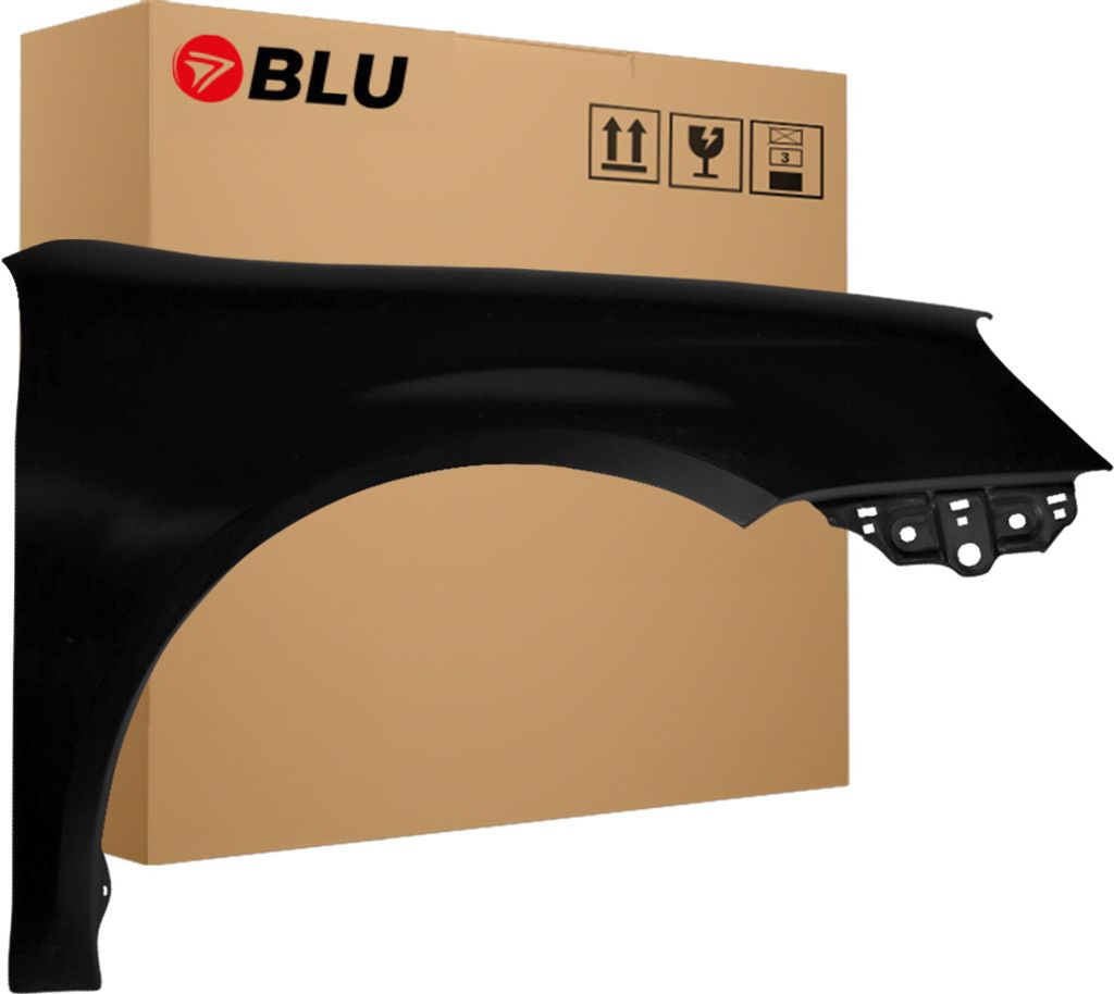 BLU Kotflügel Passend für VW Volkswagen Golf V 5 Kombi / Jetta L041 LO41 Rechts Schwarz Schwarz | 2003-2009 | Vorderseite Vorne | Lackiert | Ein...