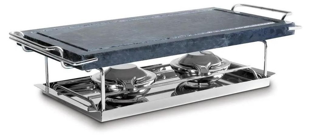 Ibili Prostokątny Kamień do Grillowania 37x18 Cm Srebrny Zdjęcie produktu 